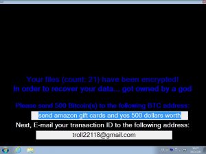 _RECOVER__FILES __. Daddycrypt Ransomware-Virus