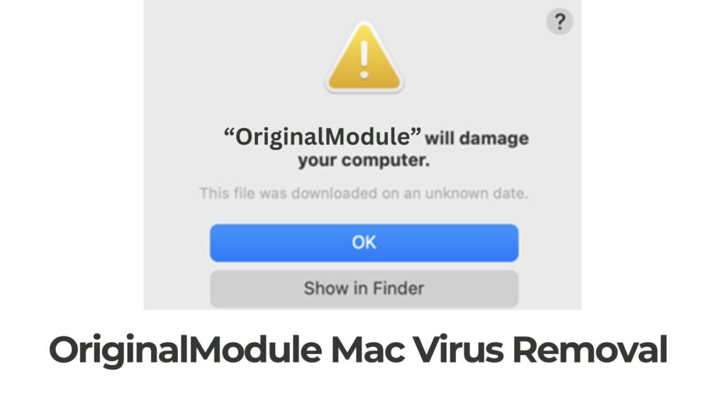 OriginalModule.gqa vil beskadige din computer Mac - Fjernelse