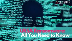 Código criptografado de ransomware URSA