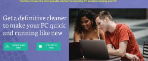 PC CURE PRO homepage