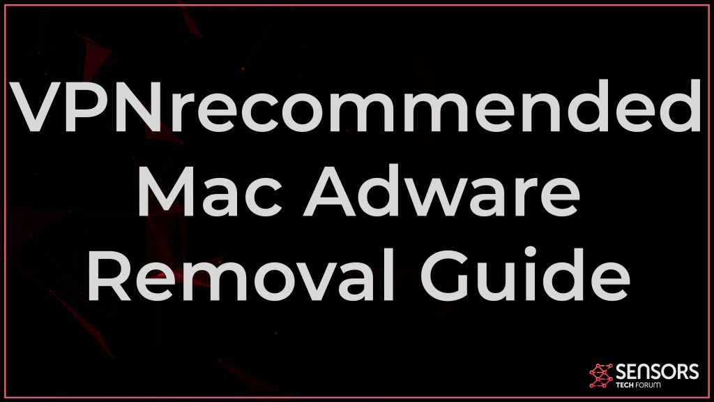 VPNrecommended Mac Adware