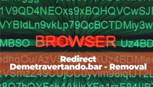 Suppression de Demetravertando.bar Redirect Ads