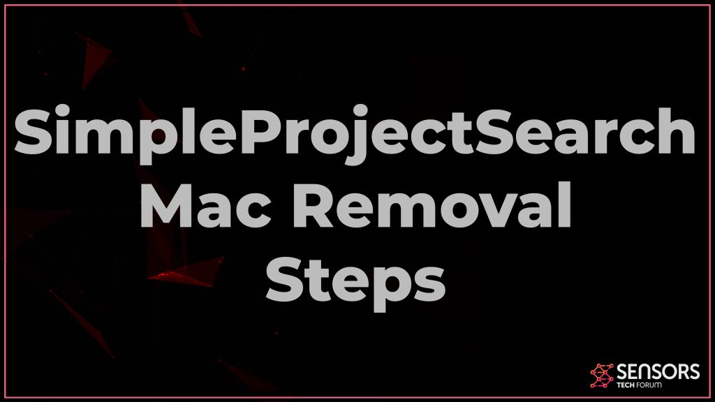 Rimozione di SimpleProjectSearch Mac