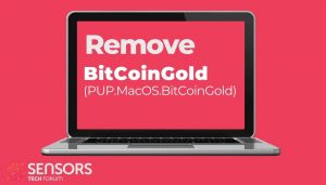 remove PUP MacOS BitCoinGold sensorstechforum