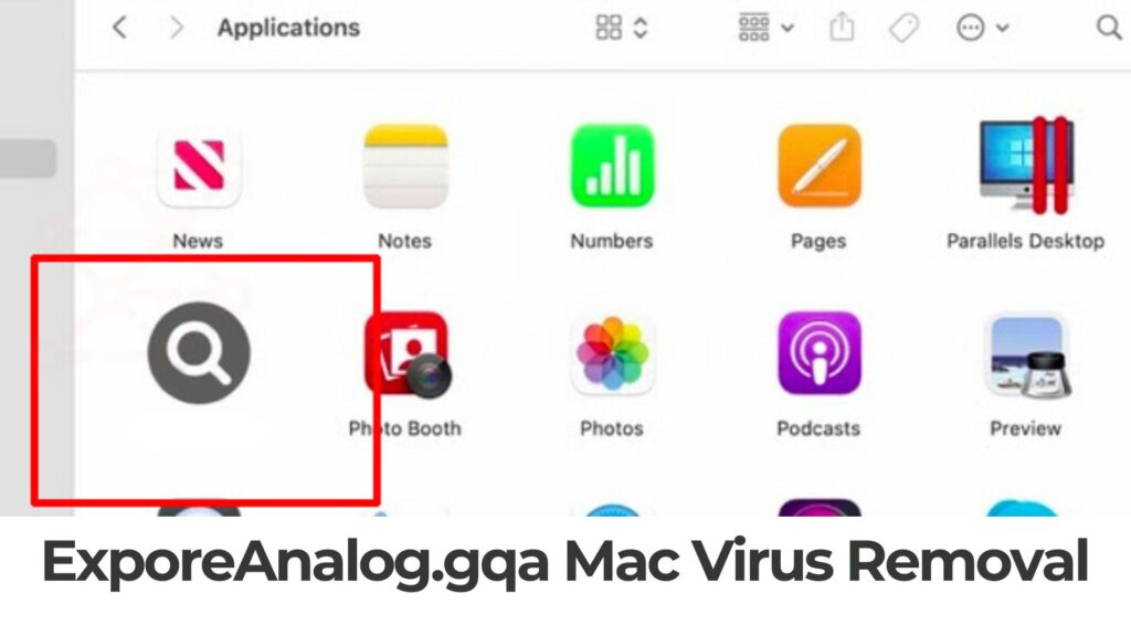 ExploreAnalog はコンピュータ Mac にダメージを与えます - 除去