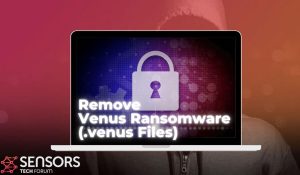 rimuovere i file venus del virus venus ransomware