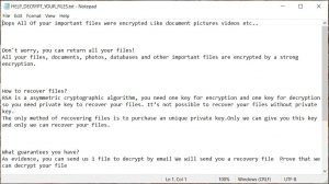 archivo de texto HELP_DECRYPT_YOUR_FILES virus ransomware allah