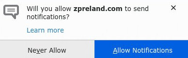 Zpreland.com vejledning til fjernelse af pop-up annoncer