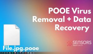 remove pooe ransomware virus pooe files sensorstechforum