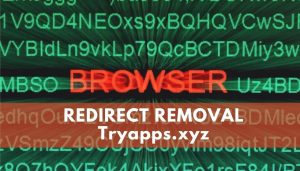 eliminar la redirección del navegador Tryapps.xyz y detener los anuncios