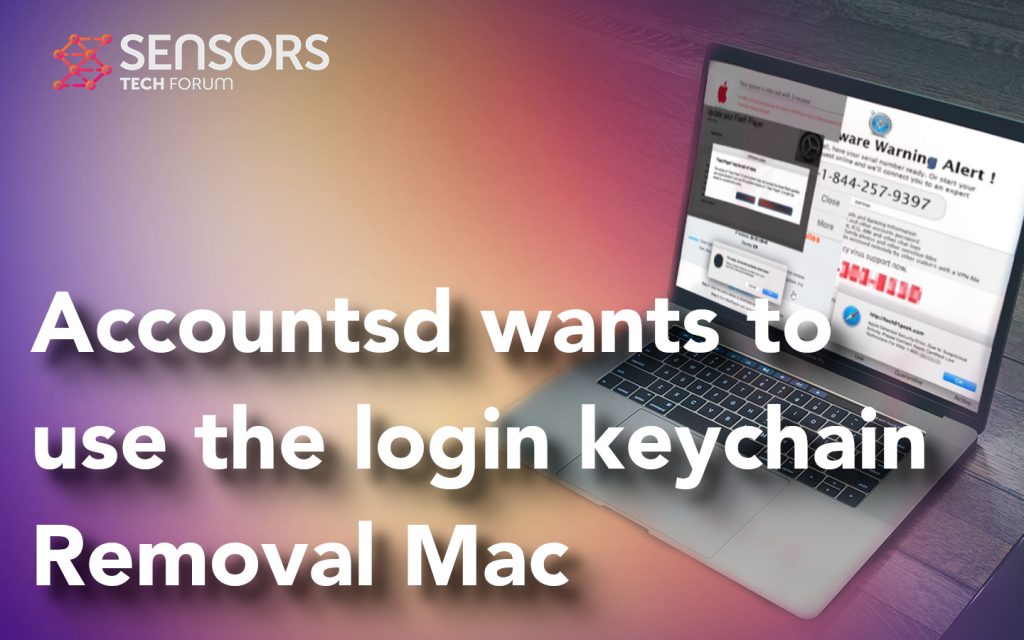 Accountsd möchte den Login-Schlüsselbund verwenden