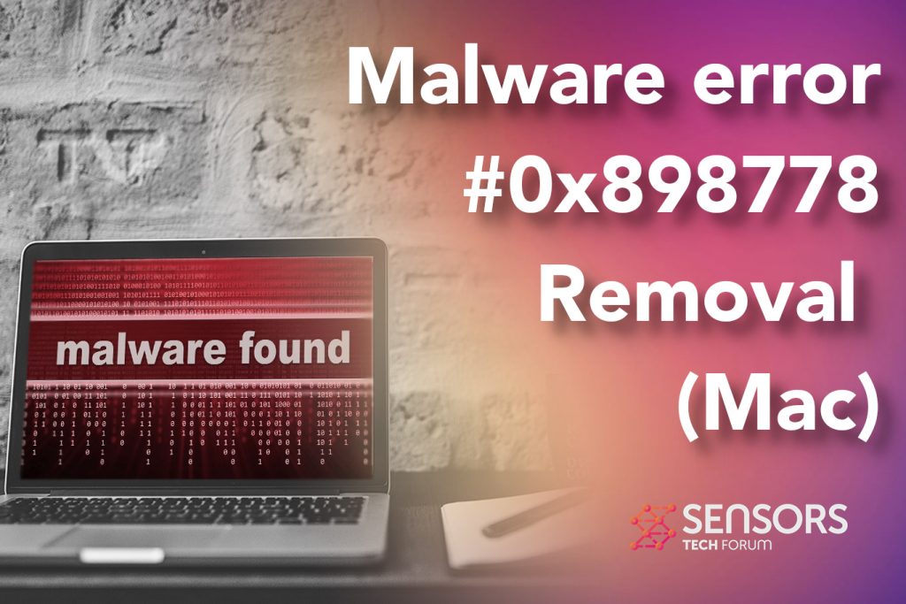 Error de malware # 0x898778