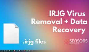 Eliminar Irjg Virus File Irjg Ransomware SensorsTechForum Guía de eliminación