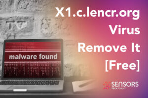 X1.c.lencr.org-virus - Hoe het te verwijderen [Gratis instructies]