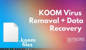 guía de eliminación de ransomware de sensores de archivos de virus koom