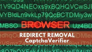 remover CaptchaVerifier redirecionar guia sensorstechorum de vírus