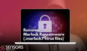 remove marlock7 virus files sensorstechforum ransomware guide