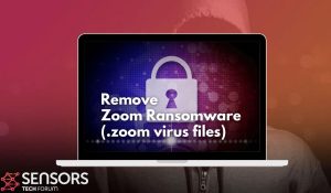 zoom ransomware gids voor het verwijderen van virussen sensorstechforum