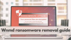 Wnmd ransomware virusverwijdering sensorstechforum gids