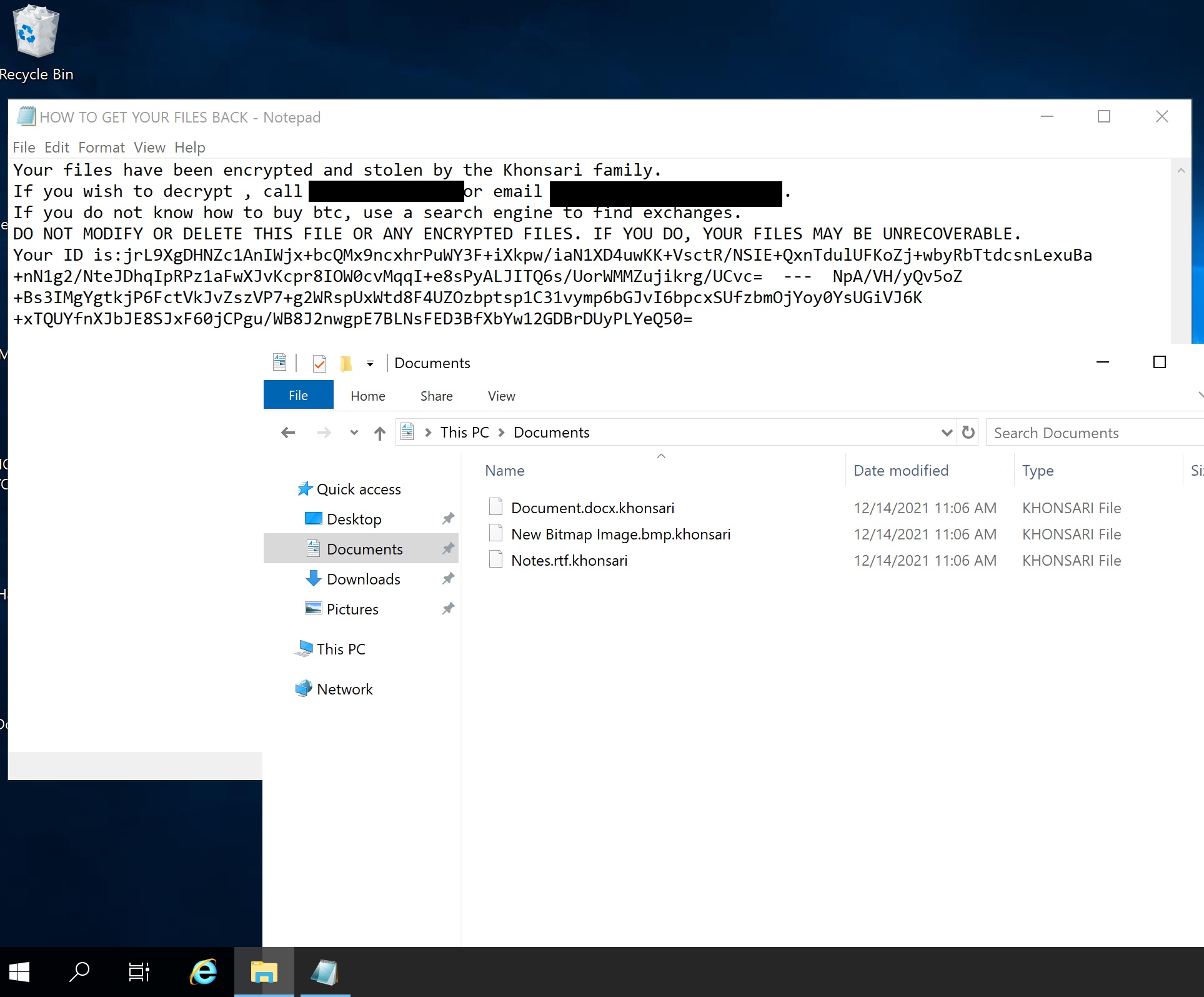 Remove Khonsari Ransomware [.khonsari File]