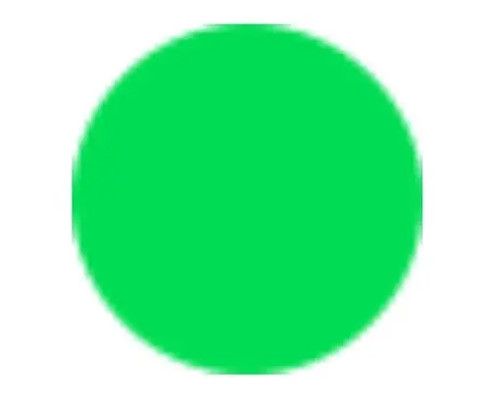 grøn prik ikon iphone hvad betyder det