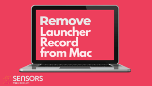 rimuovi-LauncherRecord-mac-adware