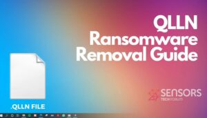 QLLN Ransomware Guia de Remoção-sensorstechforum
