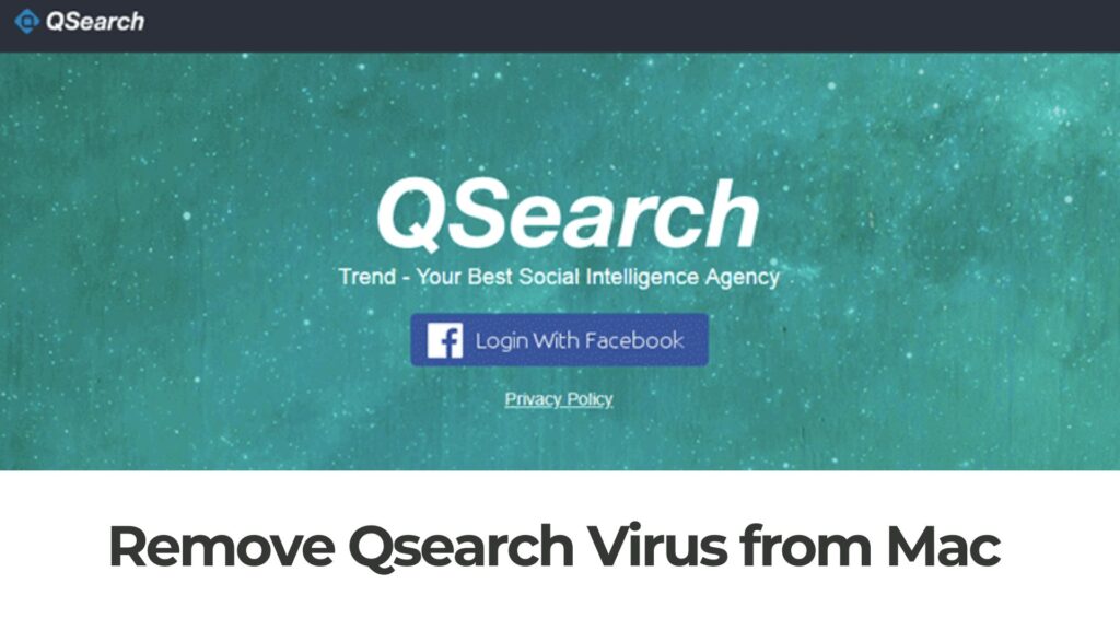Rimuovi QSearch Virus dal Mac