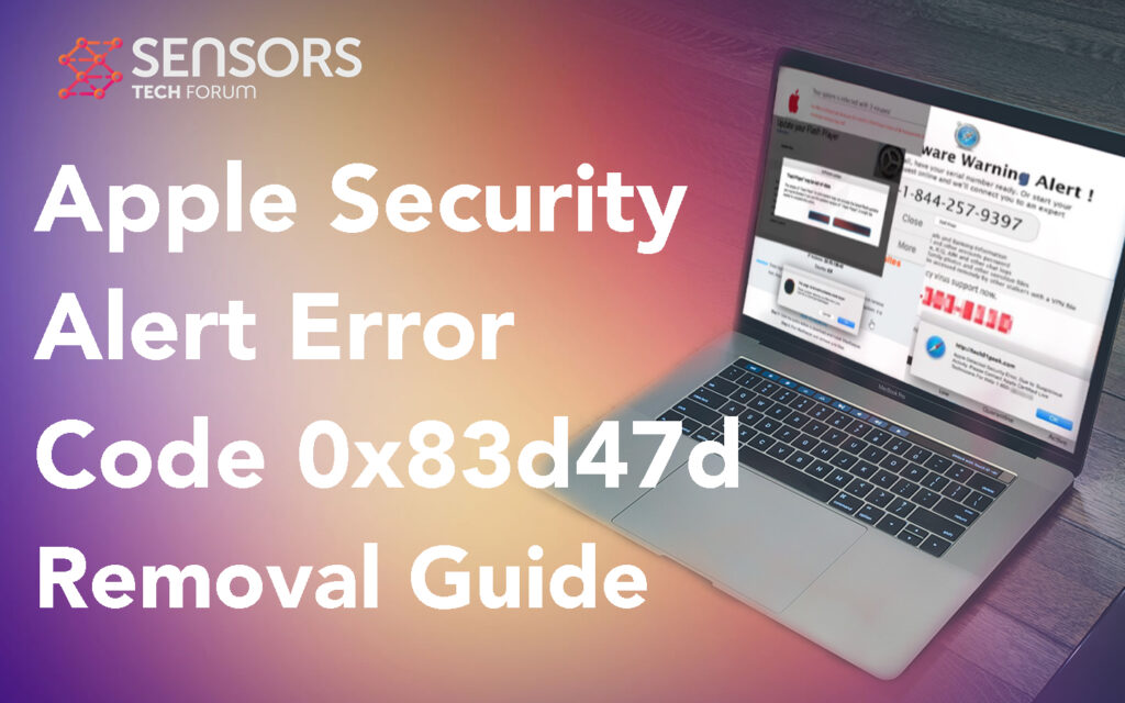 Codice di errore di avviso di sicurezza Apple 0x83d47d
