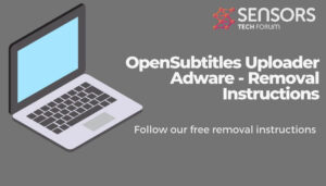 OpenSubtitles アップローダ アドウェア - 取り外し手順