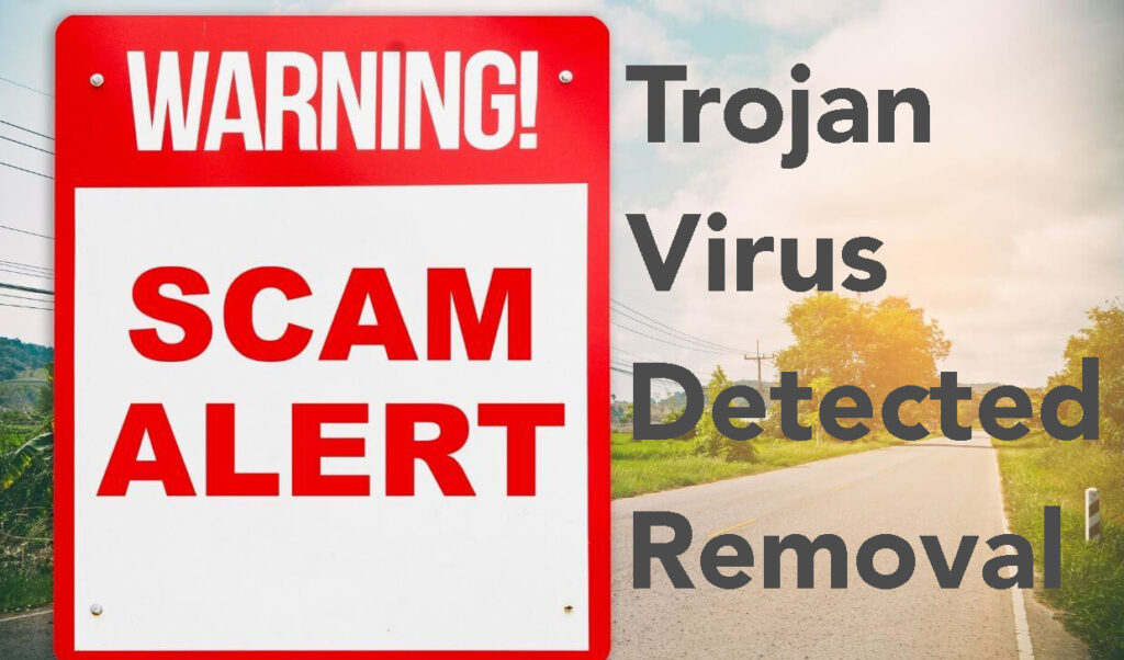 Escroquerie Trojan-Virus-Detected