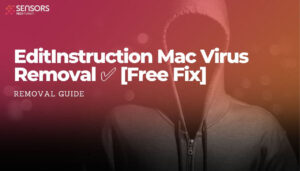 EditInstruction Mac ウイルスの除去 [無料修正] - Sensorstechforum