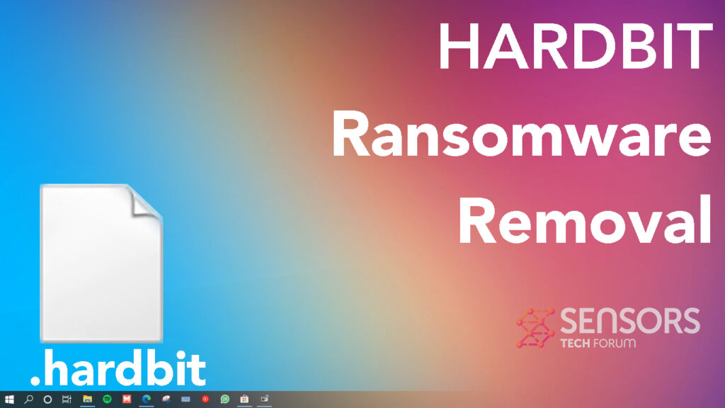 Guia de descriptografia de remoção de vírus HARDBIT