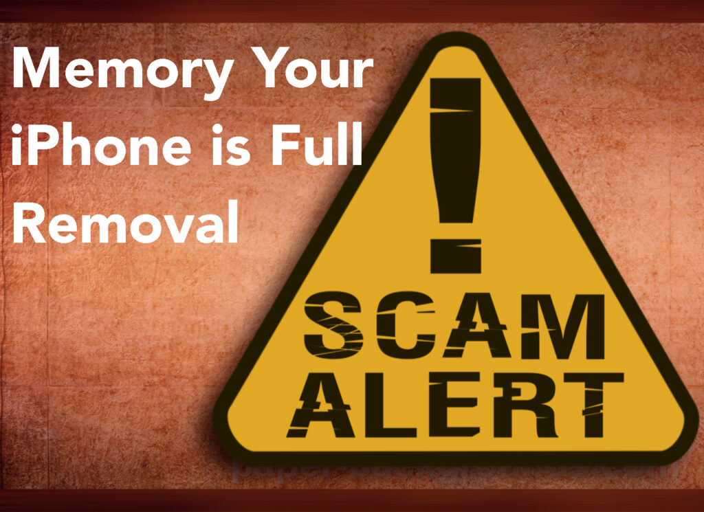 memory your iphone is full removal steps free fix