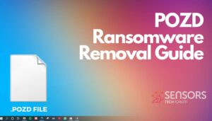 guía de eliminación de pozd ransomware archivo pozd fondo colorido