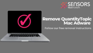 Rimuovi l'adware per Mac di QuantityTopic - sensorstechforum