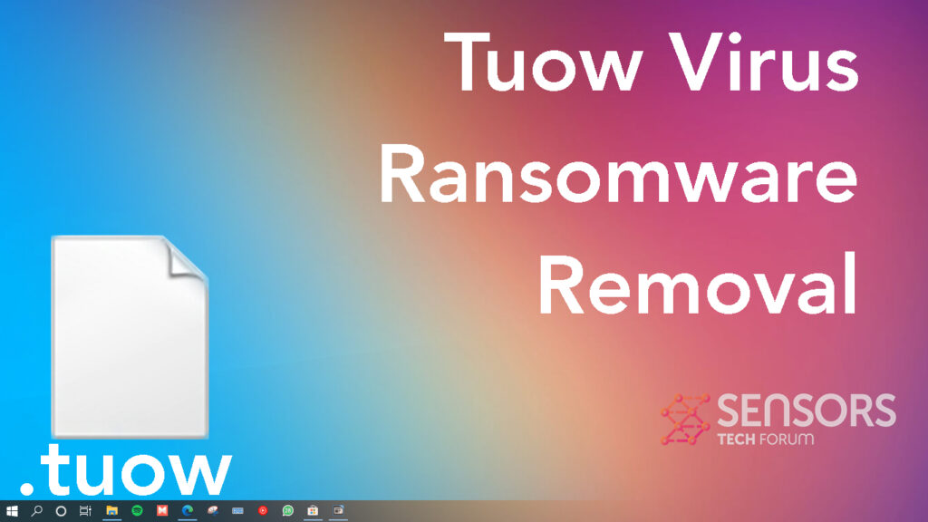tuow virus ransomware decryption free