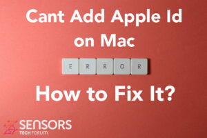 Fehler beim Hinzufügen der Apple-ID auf dem Mac nicht möglich 🔧 Wie man es repariert [Frei]