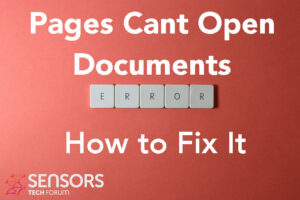 Les pages ne peuvent pas ouvrir les documents Erreur Fix Mac Comment