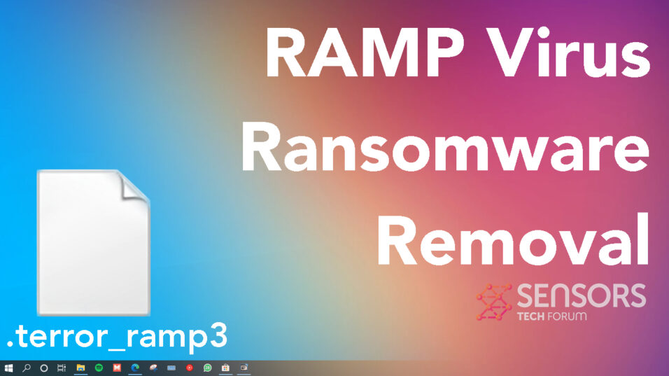 Virus RAMP [.Fichiers terror_ramp3] Enlèvement & Guide de restauration ...