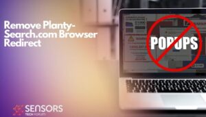 Eliminar la redirección del navegador Planty-Search.com - sensorstechforum