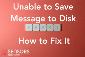 Impossibile salvare il messaggio su disco Outlook mac error come risolverlo