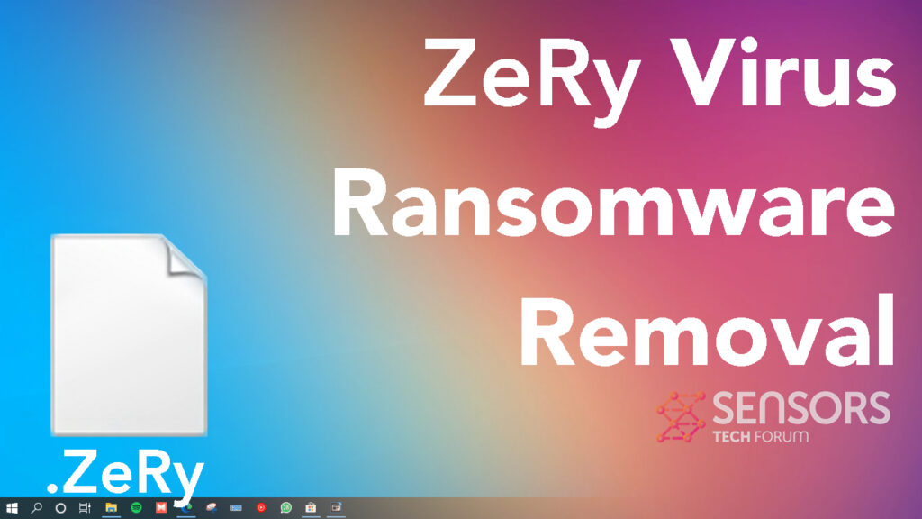 ZeRy virus remove