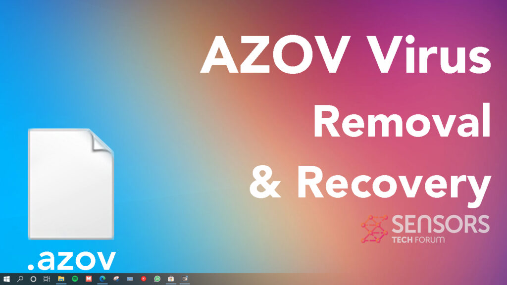 Azov Virus Ransomware Guía de eliminación gratuita
