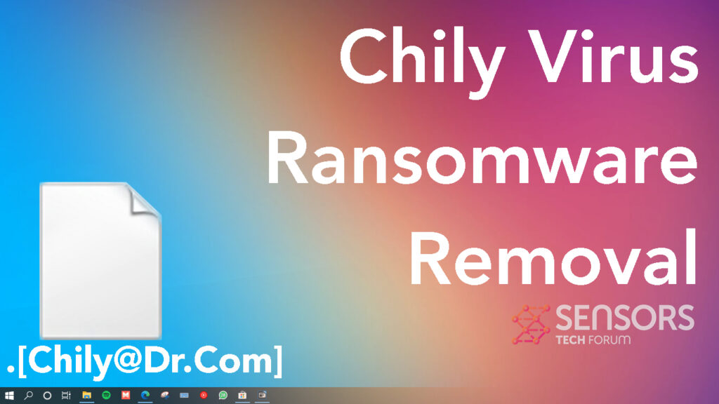 Chily virus ransomware rimuove i file di decrittografia