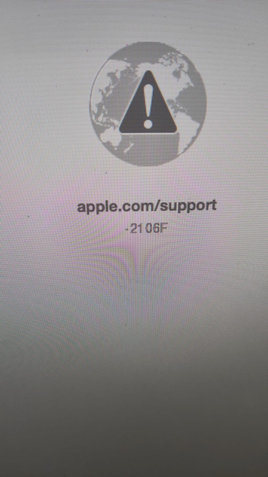 2106F snapshot error mac como corrigi-lo gratuitamente