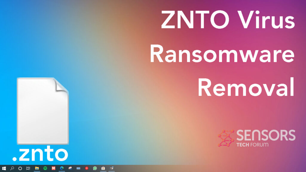 znto virus file remove and decrypt your files for free guide