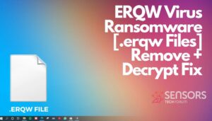 Rançongiciel de virus ERQW [.Fichiers erqw] Supprimer + Décrypter le correctif - sensorstechforum