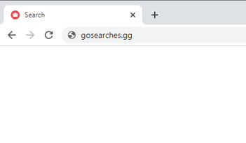 gosearches.gg redirections de virus de la page Web principale