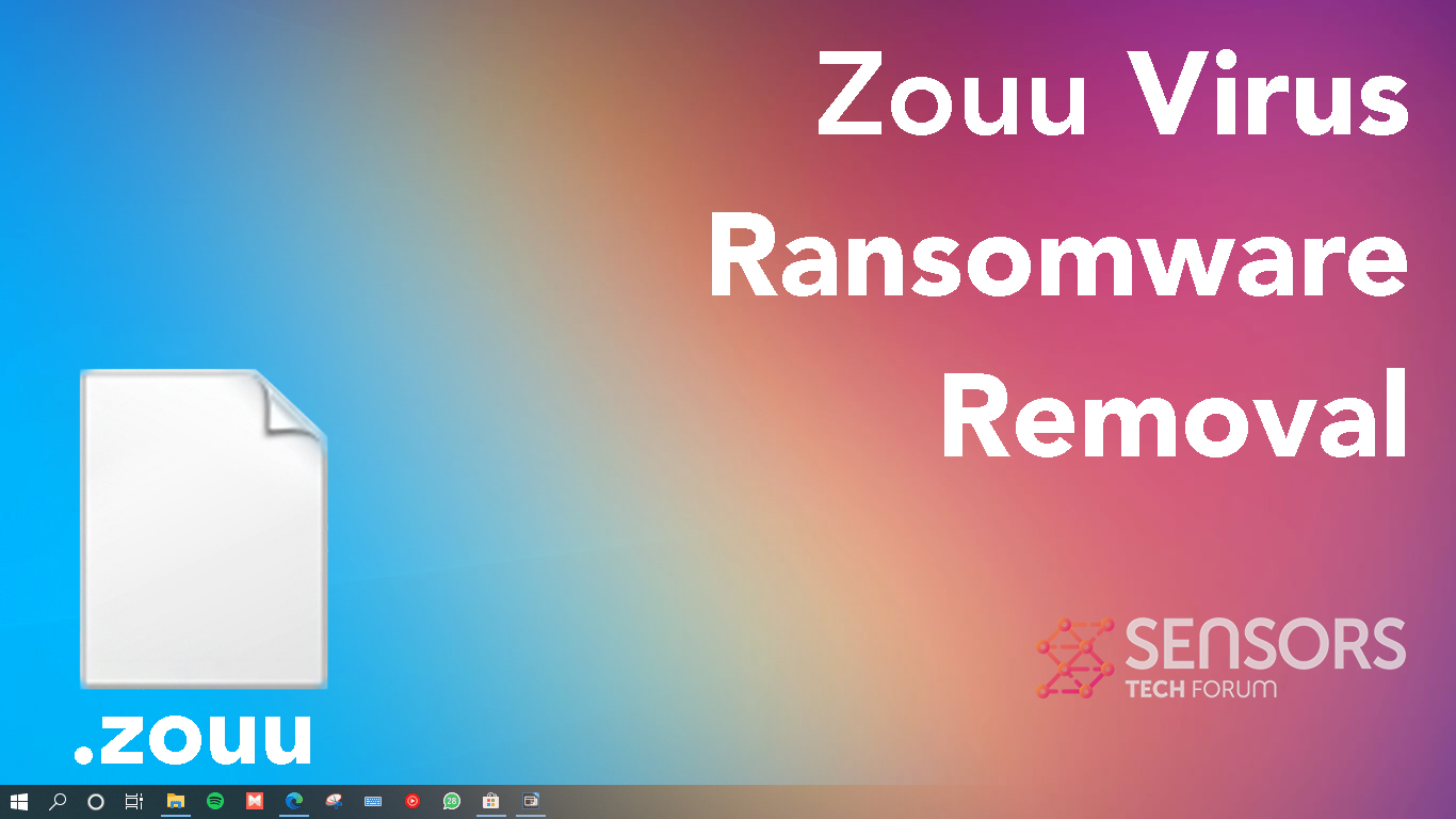 ZOUU Virus Ransomware [.zouu Files] Remove + Decrypt Fix